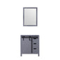 Marsyas 30 in W x 22 in D Dark Grey Bath Vanity