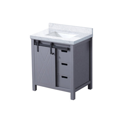 Marsyas 30 in W x 22 in D Dark Grey Bath Vanity