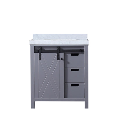 Marsyas 30 in W x 22 in D Dark Grey Bath Vanity