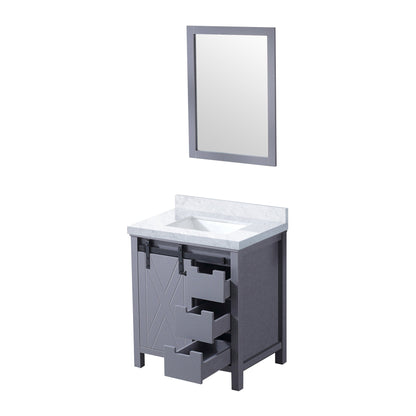 Marsyas 30 in W x 22 in D Dark Grey Bath Vanity