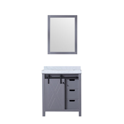 Marsyas 30 in W x 22 in D Dark Grey Bath Vanity