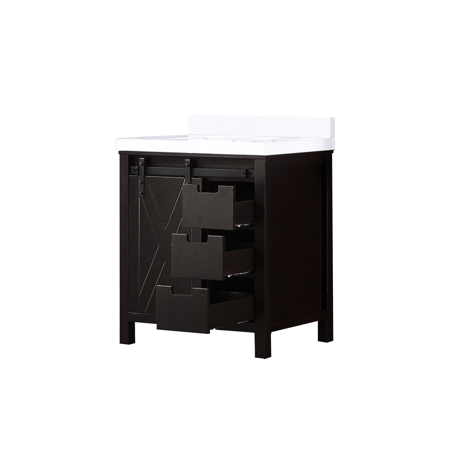 Marsyas 30 in W x 22 in D Brown Bath Vanity