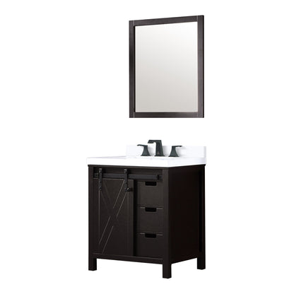Marsyas 30 in W x 22 in D Brown Bath Vanity