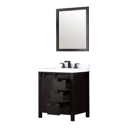 Marsyas 30 in W x 22 in D Brown Bath Vanity