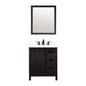 Marsyas 30 in W x 22 in D Brown Bath Vanity