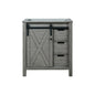 Marsyas 30 in W x 22 in D Ash Grey Bath Vanity