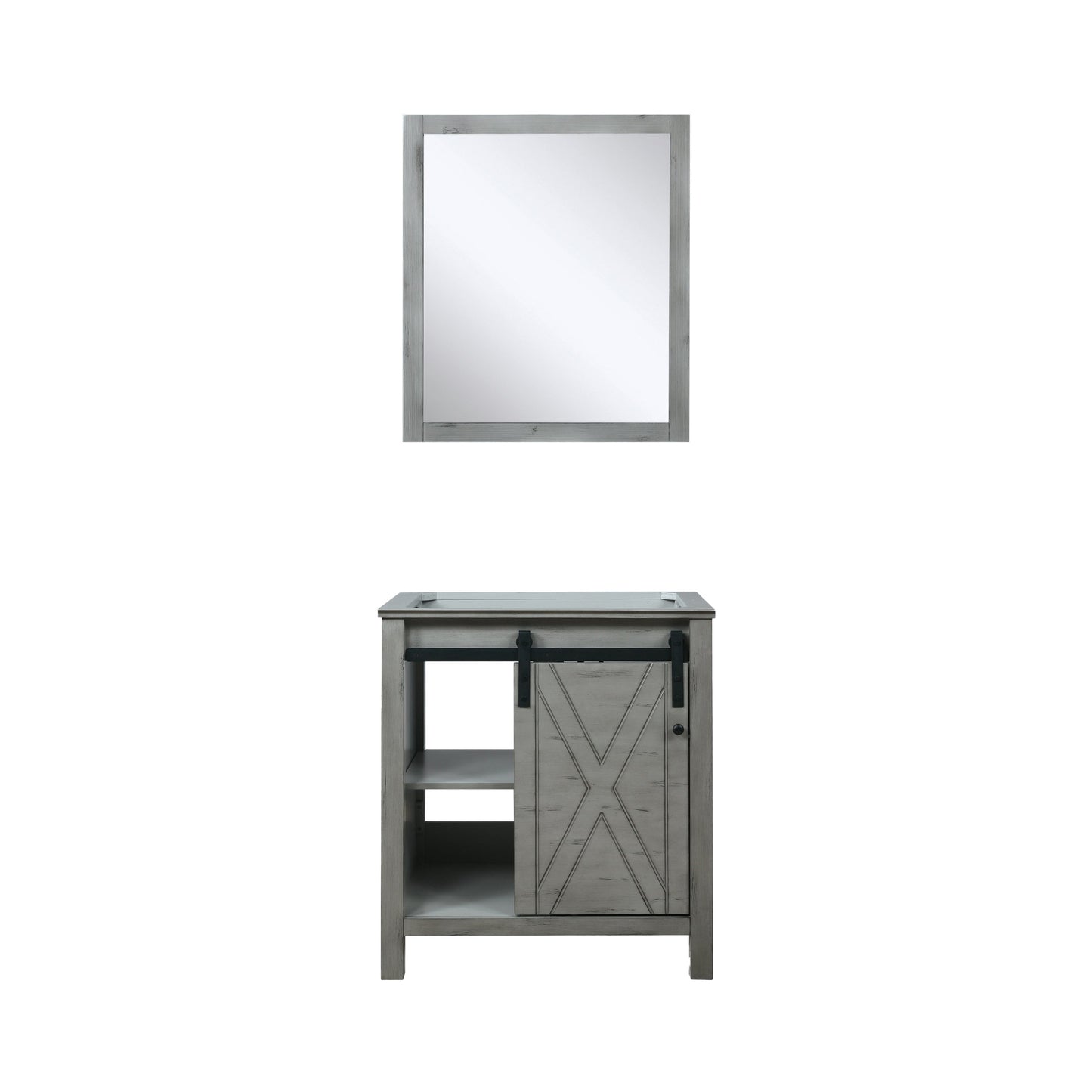 Marsyas 30 in W x 22 in D Ash Grey Bath Vanity