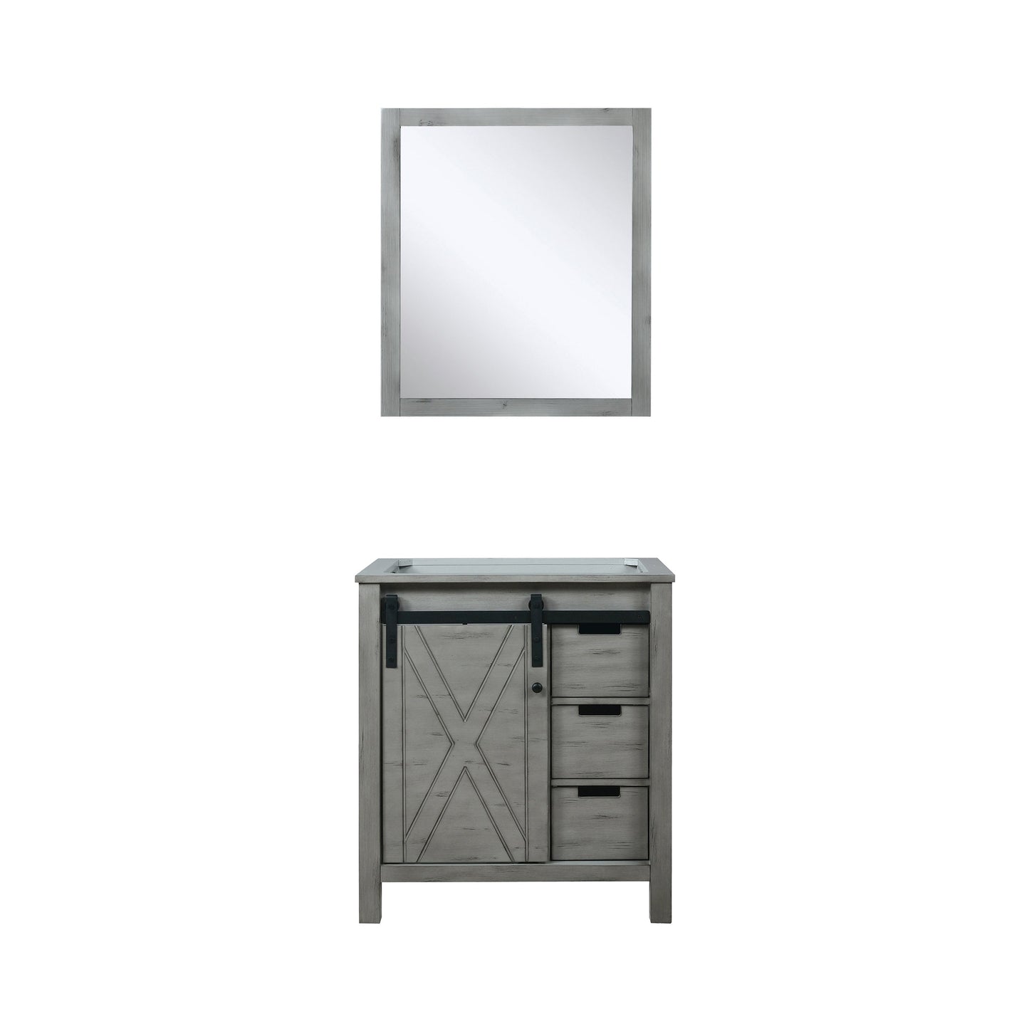 Marsyas 30 in W x 22 in D Ash Grey Bath Vanity