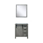 Marsyas 30 in W x 22 in D Ash Grey Bath Vanity