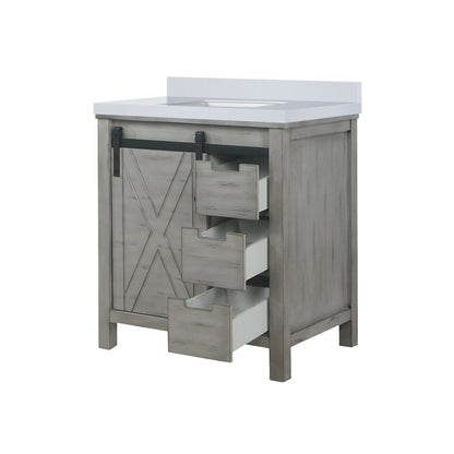 Marsyas 30 in W x 22 in D Ash Grey Bath Vanity