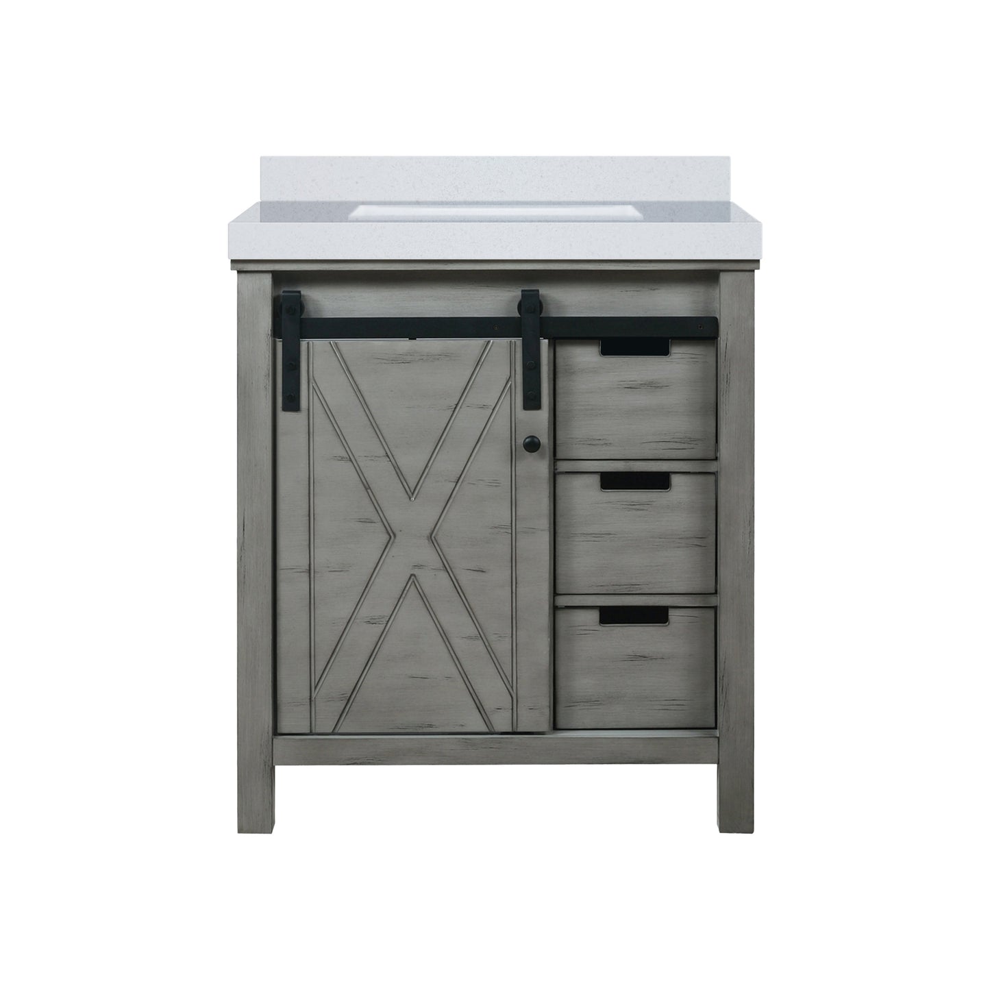 Marsyas 30 in W x 22 in D Ash Grey Bath Vanity