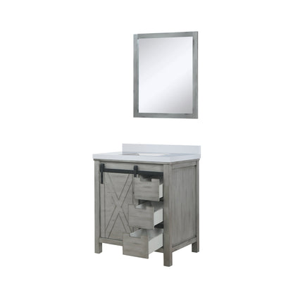 Marsyas 30 in W x 22 in D Ash Grey Bath Vanity