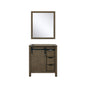 Marsyas 30 in W x 22 in D Rustic Brown Bath Vanity