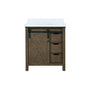 Marsyas 30 in W x 22 in D Rustic Brown Bath Vanity