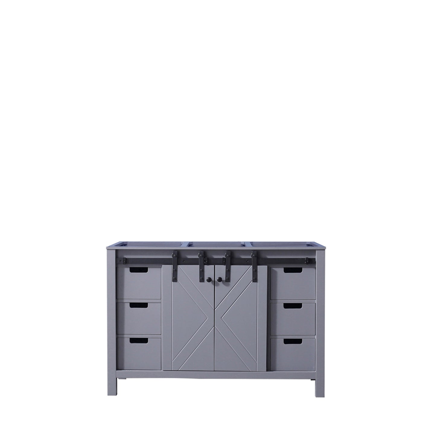 Marsyas 48 in W x 22 in D Dark Grey Bath Vanity