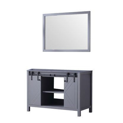 Marsyas 48 in W x 22 in D Dark Grey Bath Vanity