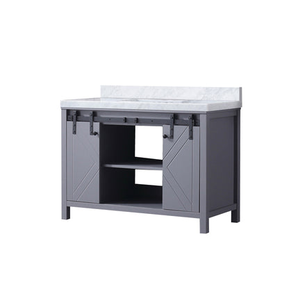 Marsyas 48 in W x 22 in D Dark Grey Bath Vanity