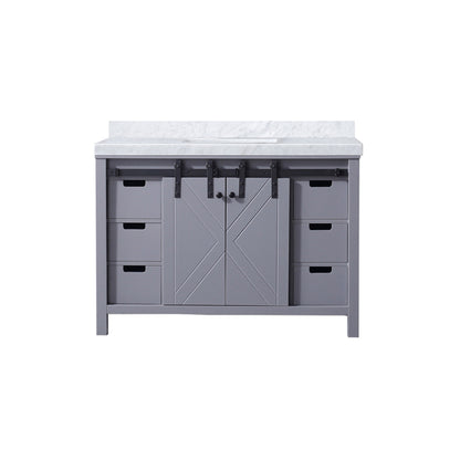 Marsyas 48 in W x 22 in D Dark Grey Bath Vanity