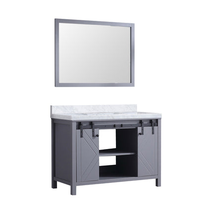 Marsyas 48 in W x 22 in D Dark Grey Bath Vanity