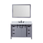 Marsyas 48 in W x 22 in D Dark Grey Bath Vanity