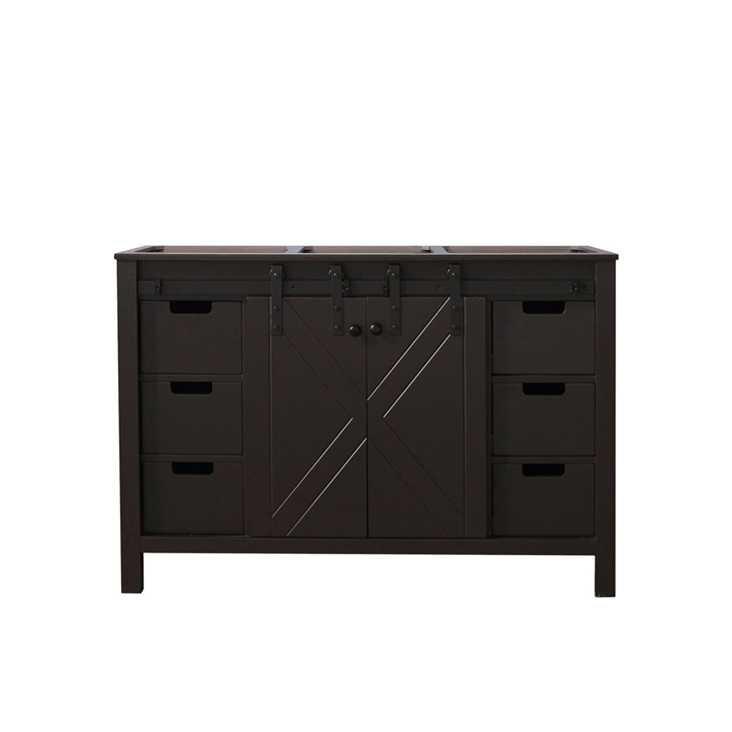 Marsyas 48 in W x 22 in D Brown Bath Vanity