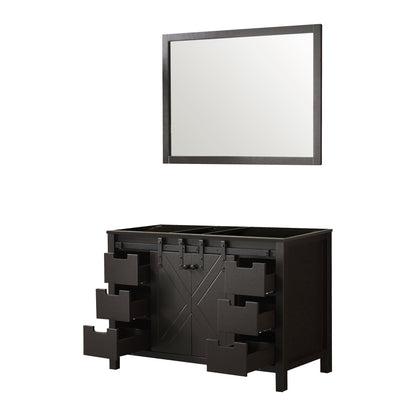 Marsyas 48 in W x 22 in D Brown Bath Vanity
