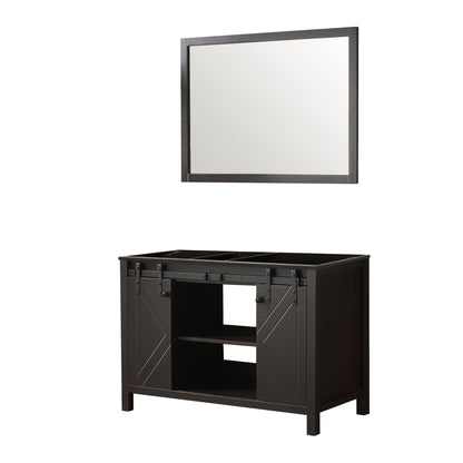 Marsyas 48 in W x 22 in D Brown Bath Vanity