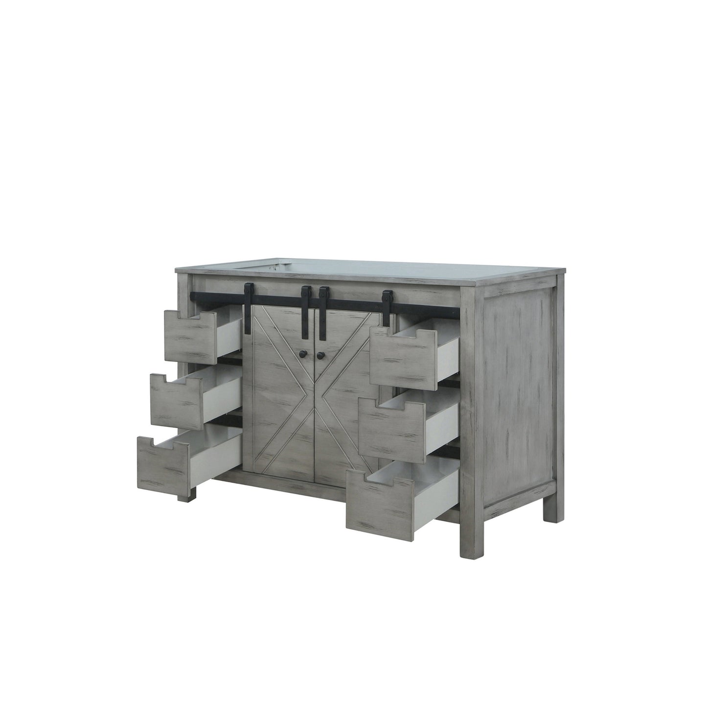 Marsyas 48 in W x 22 in D Ash Grey Bath Vanity