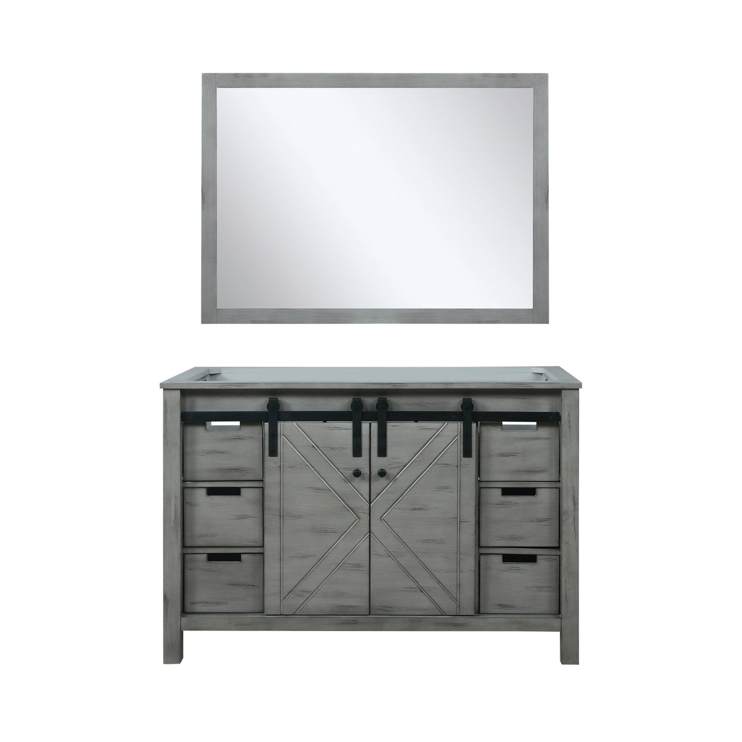 Marsyas 48 in W x 22 in D Ash Grey Bath Vanity