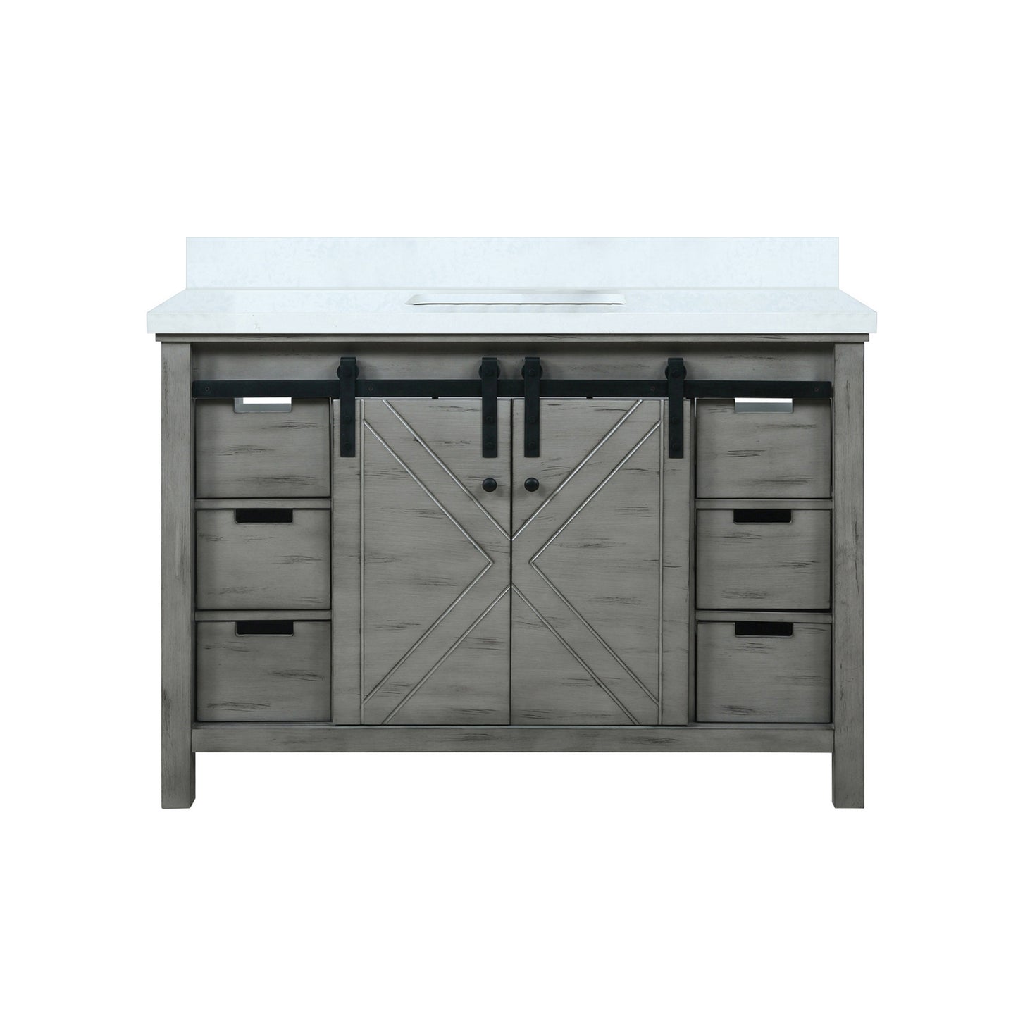 Marsyas 48 in W x 22 in D Ash Grey Bath Vanity