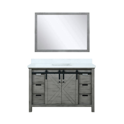 Marsyas 48 in W x 22 in D Ash Grey Bath Vanity