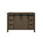 Marsyas 48 in W x 22 in D Rustic Brown Bath Vanity