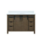 Marsyas 48 in W x 22 in D Rustic Brown Bath Vanity