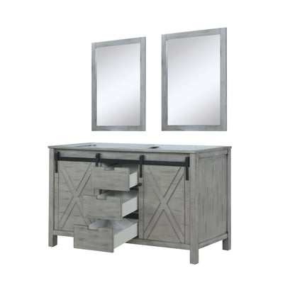 Marsyas 60 in W x 22 in D Ash Grey Double Bath Vanity