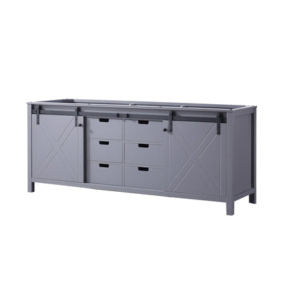 Marsyas 80 in W x 22 in D Dark Grey Double Bath Vanity