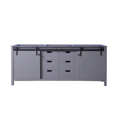 Marsyas 80 in W x 22 in D Dark Grey Double Bath Vanity