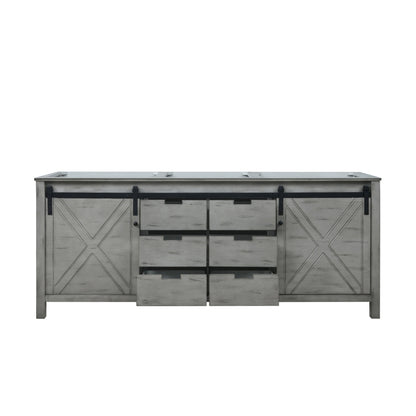 Marsyas 80 in W x 22 in D Ash Grey Double Bath Vanity