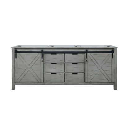 Marsyas 80 in W x 22 in D Ash Grey Double Bath Vanity