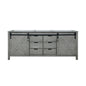 Marsyas 80 in W x 22 in D Ash Grey Double Bath Vanity