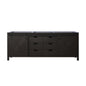Marsyas 84 in W x 22 in D Brown Double Bath Vanity