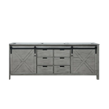 Marsyas 84 in W x 22 in D Ash Grey Double Bath Vanity