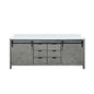 Marsyas 84 in W x 22 in D Ash Grey Double Bath Vanity