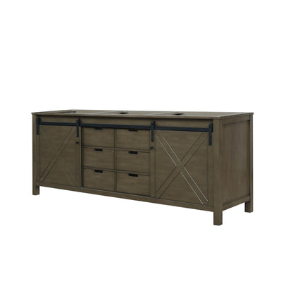 Marsyas 84 in W x 22 in D Rustic Brown Double Bath Vanity
