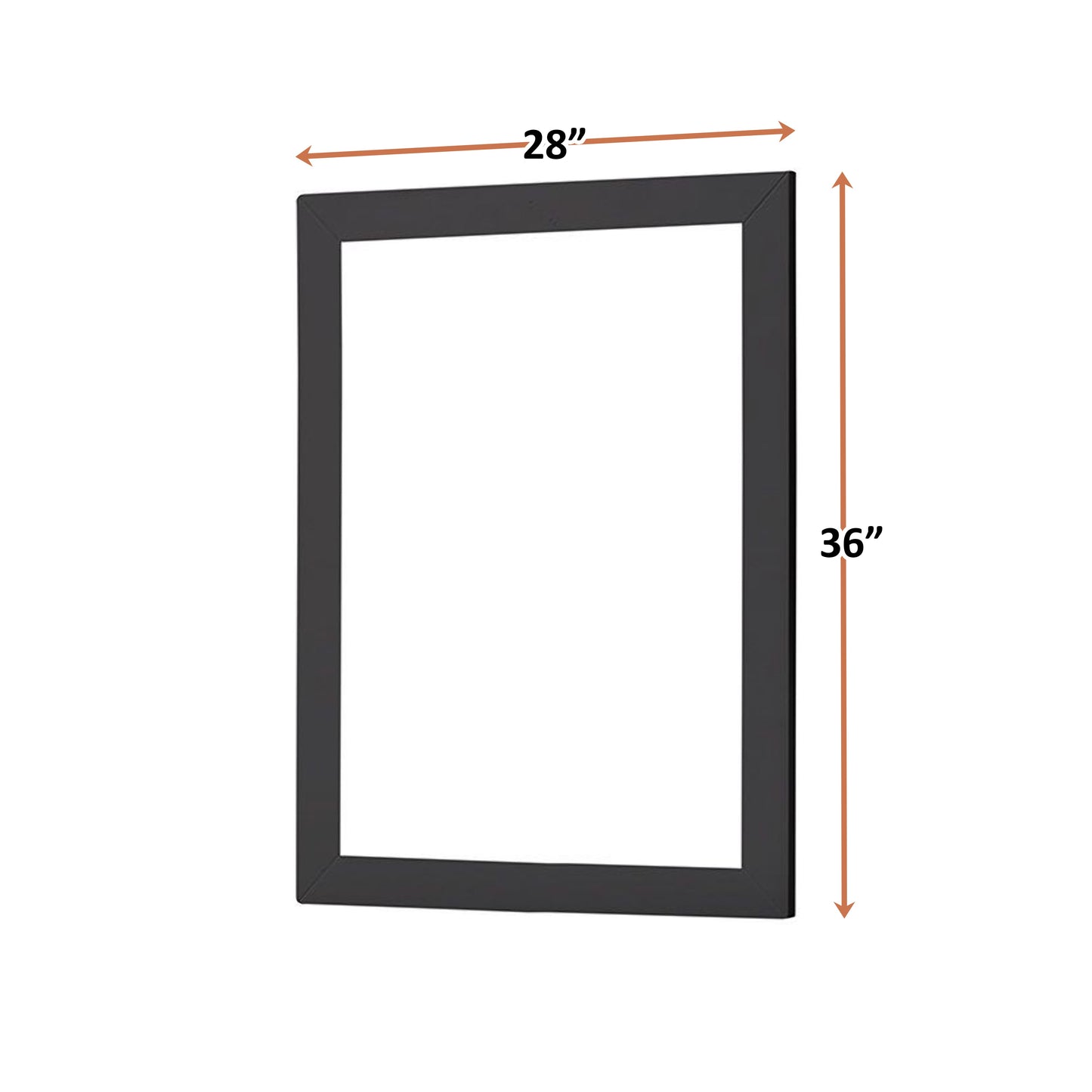 Castor 28 in W x 36 in H Mirror