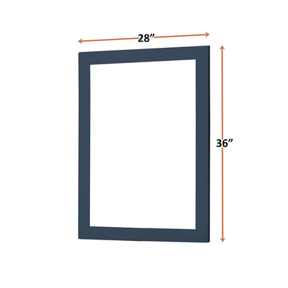 Castor 28 in W x 36 in H Mirror