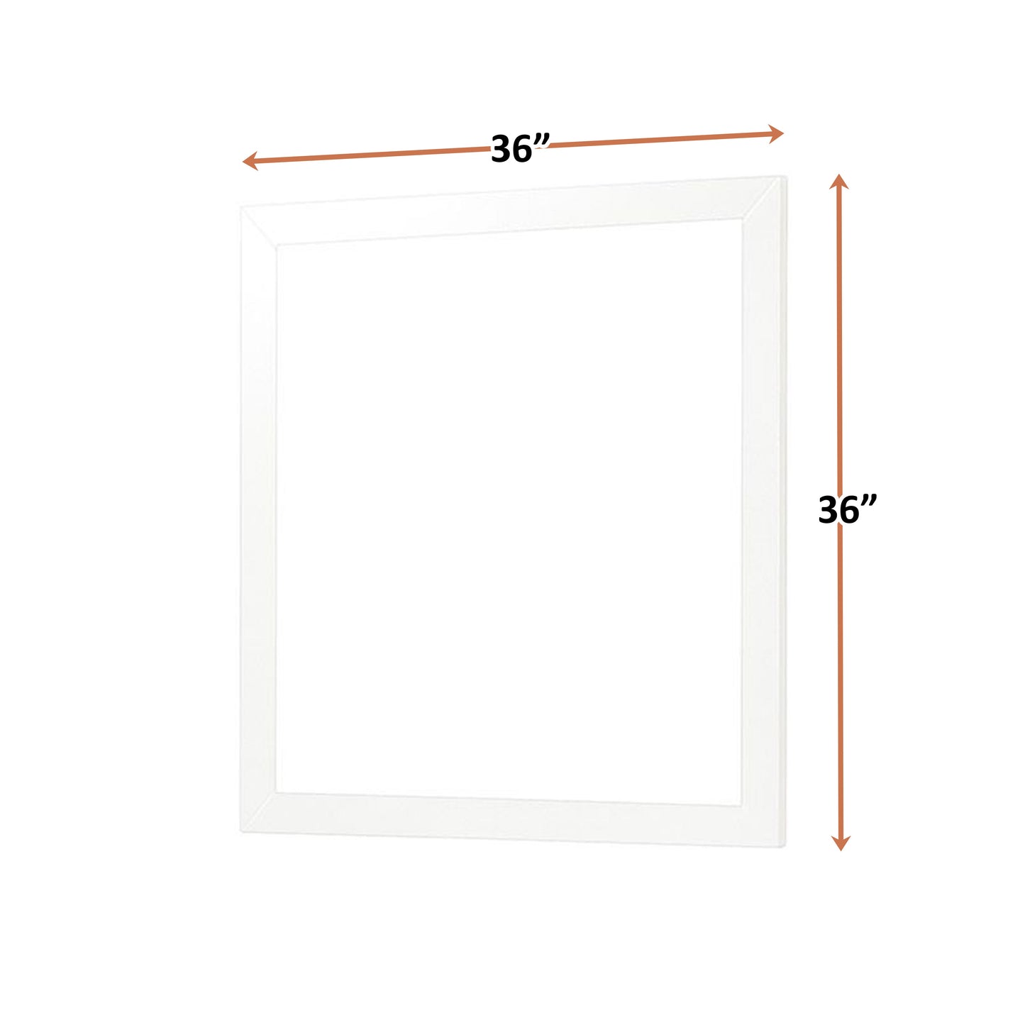 Castor 36 in W x 36 in H Mirror