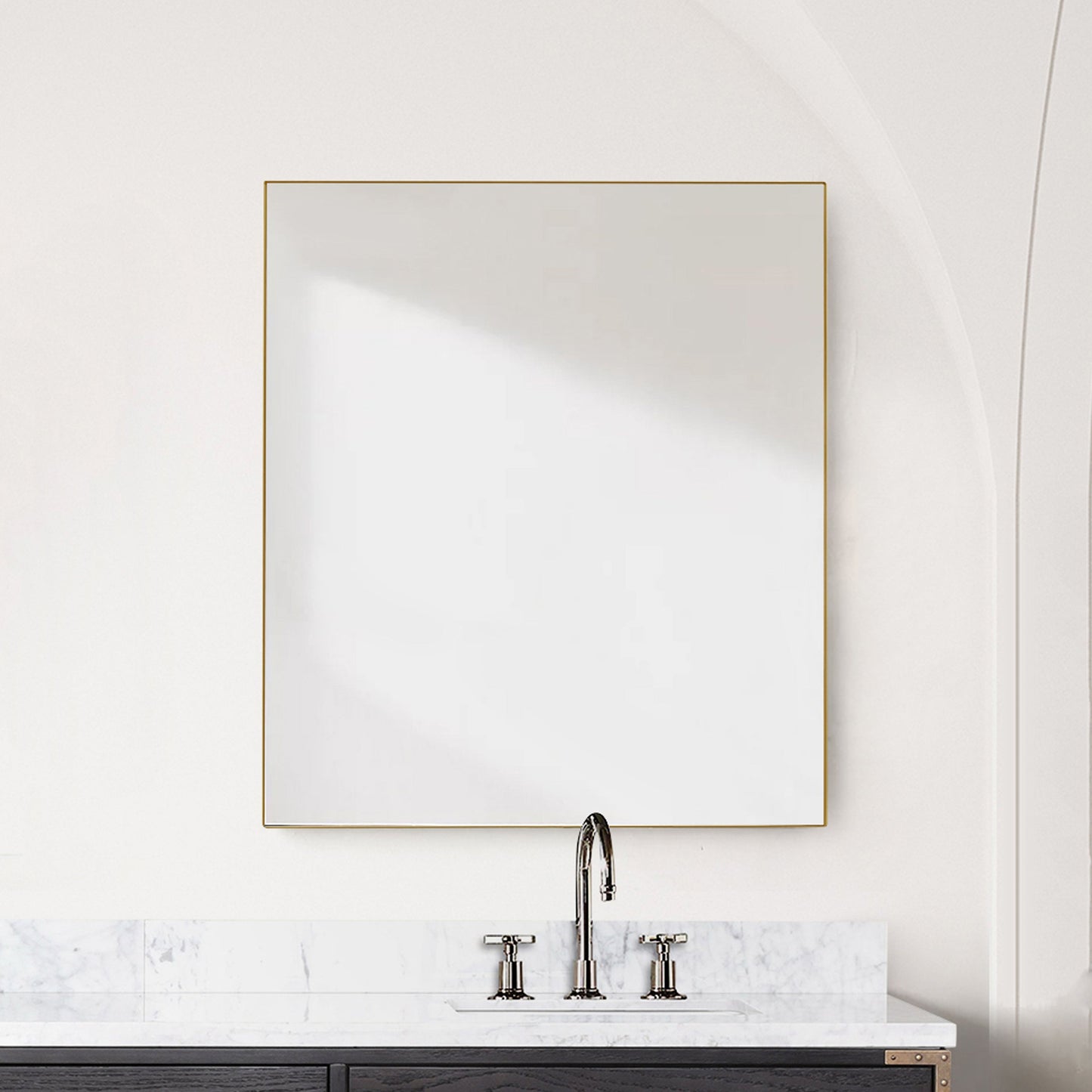 Abbey 36 in W x 36 in H Mirror