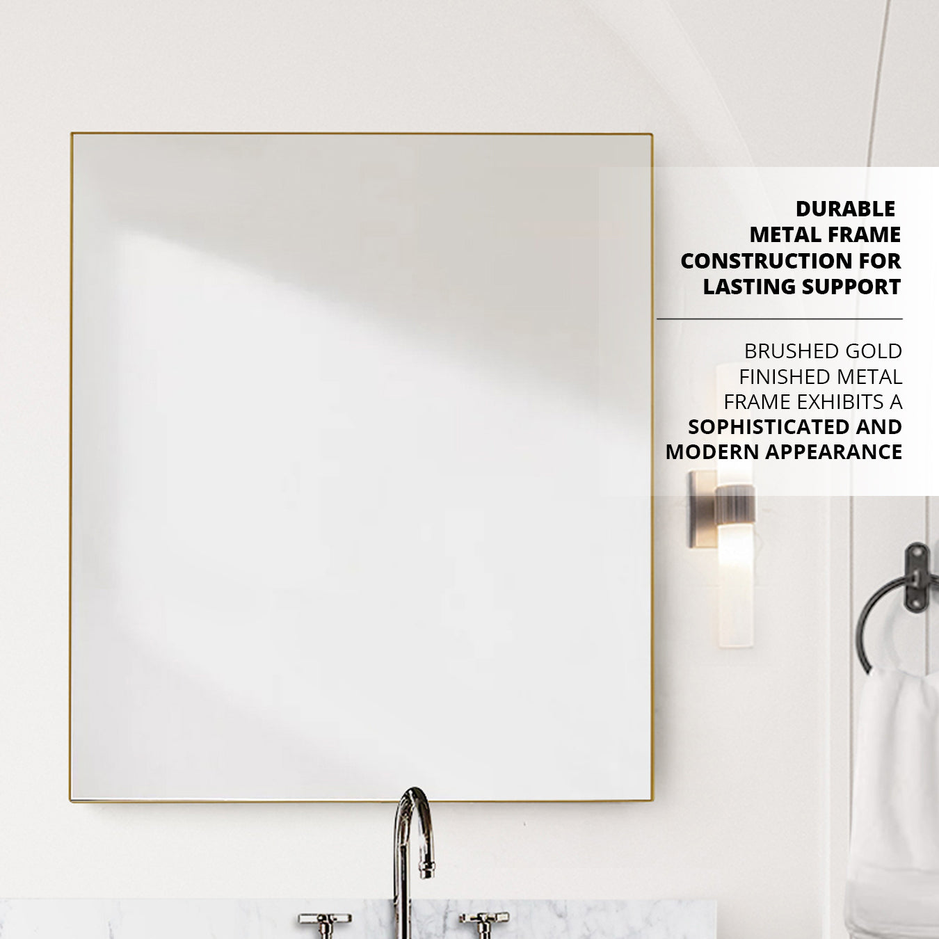 Abbey 36 in W x 36 in H Mirror