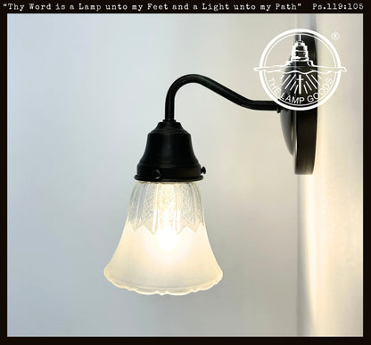 Delicate Frost and Clear Square/Cross Glass Wall Sconce/Pendant Light