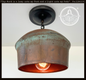 HANDCRAFTED Copper Pendant Light Fixture With Chain